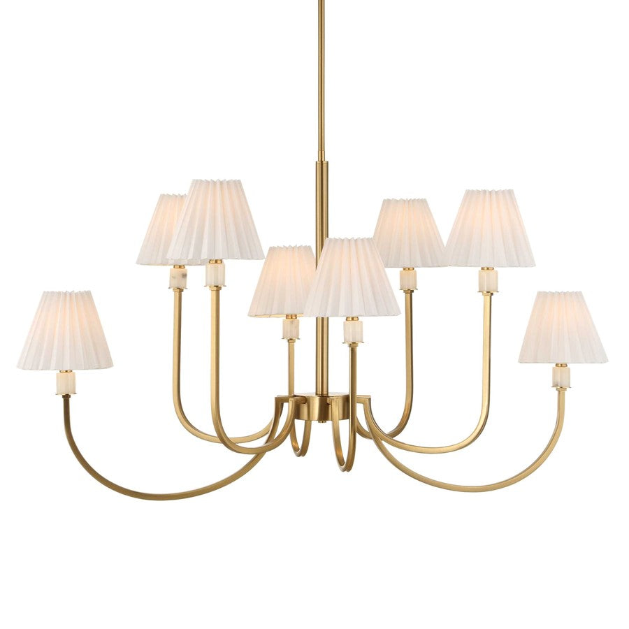 Uttermost Poppins 8 Light Brass Chandelier - 21406
