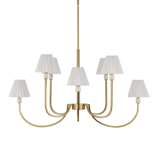 Uttermost Poppins 8 Light Brass Chandelier