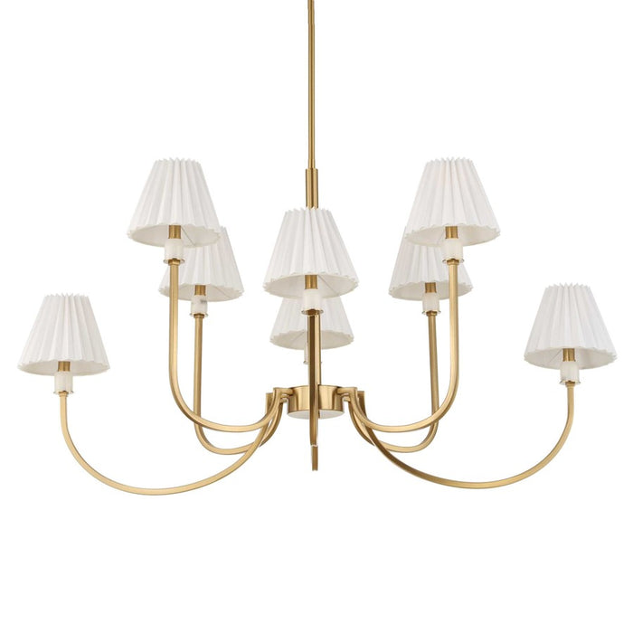 Uttermost Poppins 8 Light Brass Chandelier