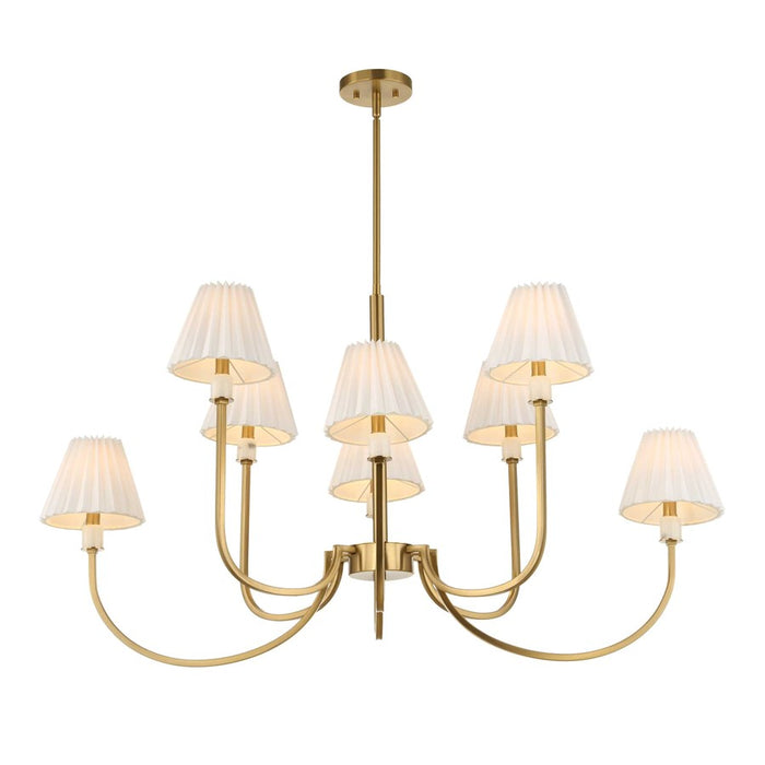 Uttermost Poppins 8 Light Brass Chandelier