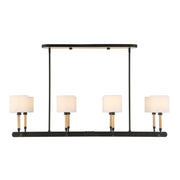 Uttermost Franconia 8 Light Pendant, Matte Black - 21629