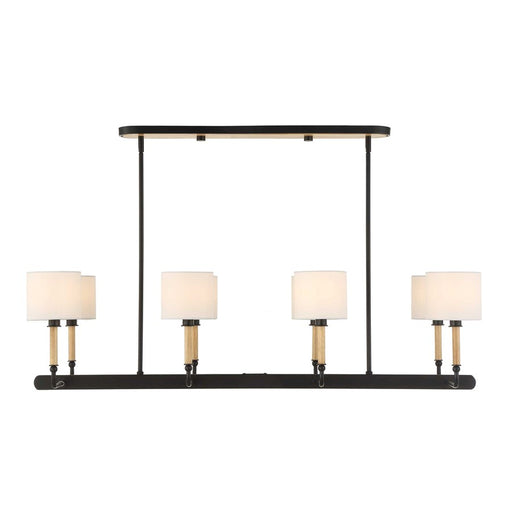 Uttermost Franconia 8 Light Pendant, Matte Black - 21629
