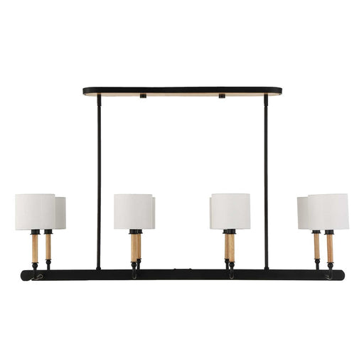 Uttermost Franconia 8 Light Pendant, Matte Black