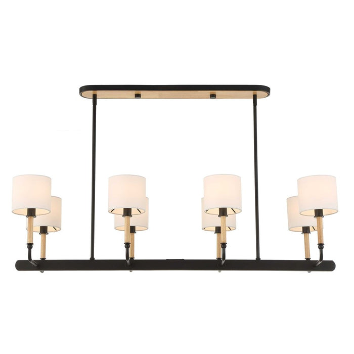 Uttermost Franconia 8 Light Pendant, Matte Black