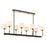 Uttermost Franconia 8 Light Pendant, Matte Black