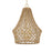 Uttermost Macrame 4 Light Rope Pendant, Brushed Gold