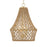 Uttermost Macrame 4 Light Rope Pendant, Brushed Gold