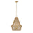 Uttermost Macrame 4 Light Rope Pendant, Brushed Gold