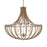 Uttermost Lovelock 4 Light Rope Empire Chandelier, Polished Nickel - 21634