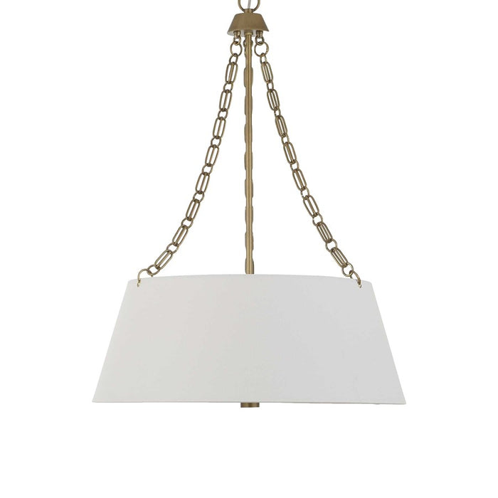 Uttermost Andalucia 4 Light Drum Pendant, Matte Brushed Gold