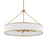 Uttermost Algiers 8 Light Drum Pendant, Textured Soft Gold