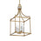 Uttermost Montreal 4 Light Brass Lantern Pendant