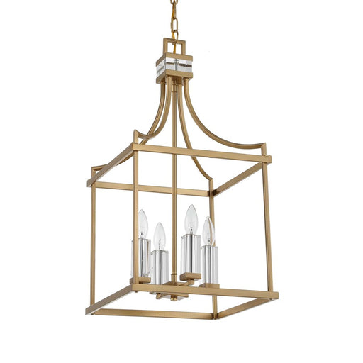 Uttermost Montreal 4 Light Brass Lantern Pendant