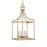 Uttermost Montreal 4 Light Brass Lantern Pendant