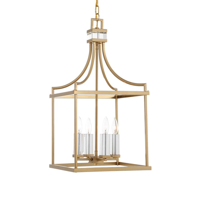 Uttermost Montreal 4 Light Brass Lantern Pendant