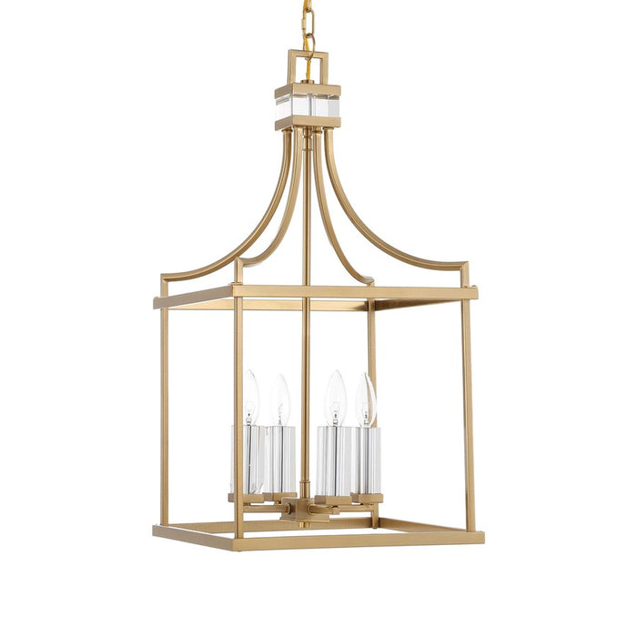 Uttermost Montreal 4 Light Brass Lantern Pendant