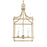 Uttermost Montreal 4 Light Brass Lantern Pendant