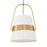 Uttermost Harness 1 Light Shade Pendant, Warm Brass