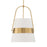 Uttermost Harness 1 Light Shade Pendant, Warm Brass