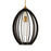Uttermost Darby 1 Light Architectural Oval Pendant, Dark Bronze