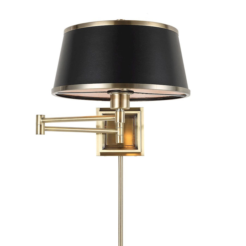 Uttermost Newmarket 1 Light Sconce, Antique Brass - 22586