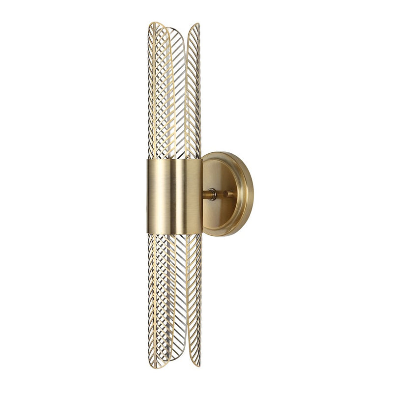 Uttermost Cret 2 Light LED Sconce, Oxidized Brass
