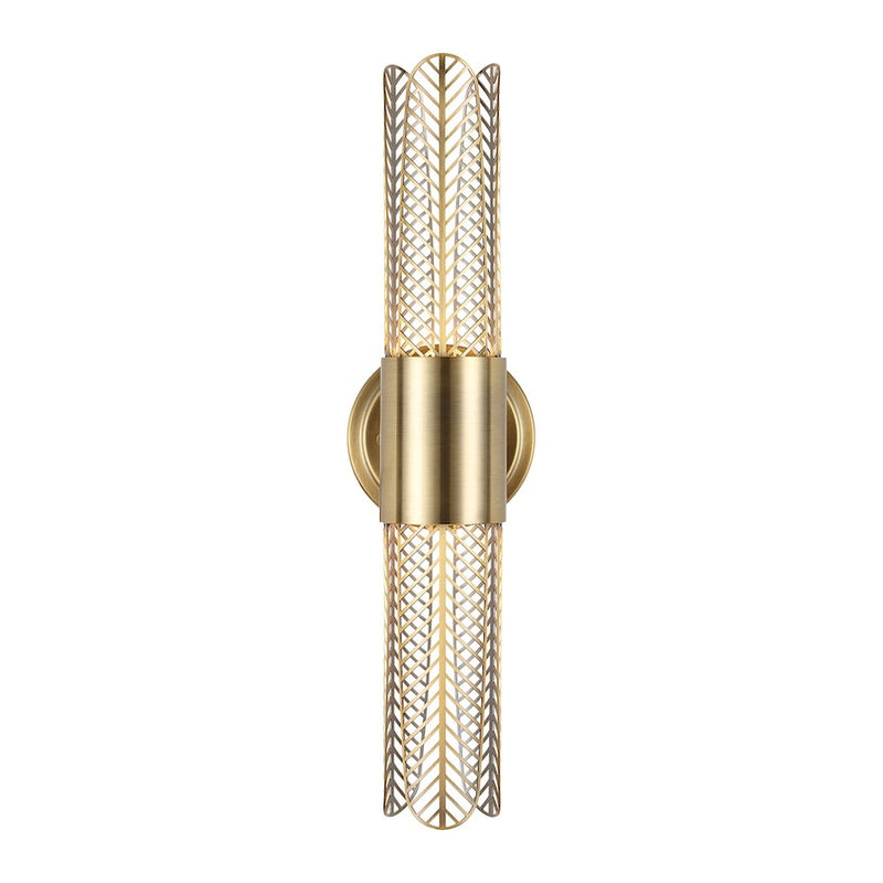Uttermost Cret 2 Light LED Sconce, Oxidized Brass