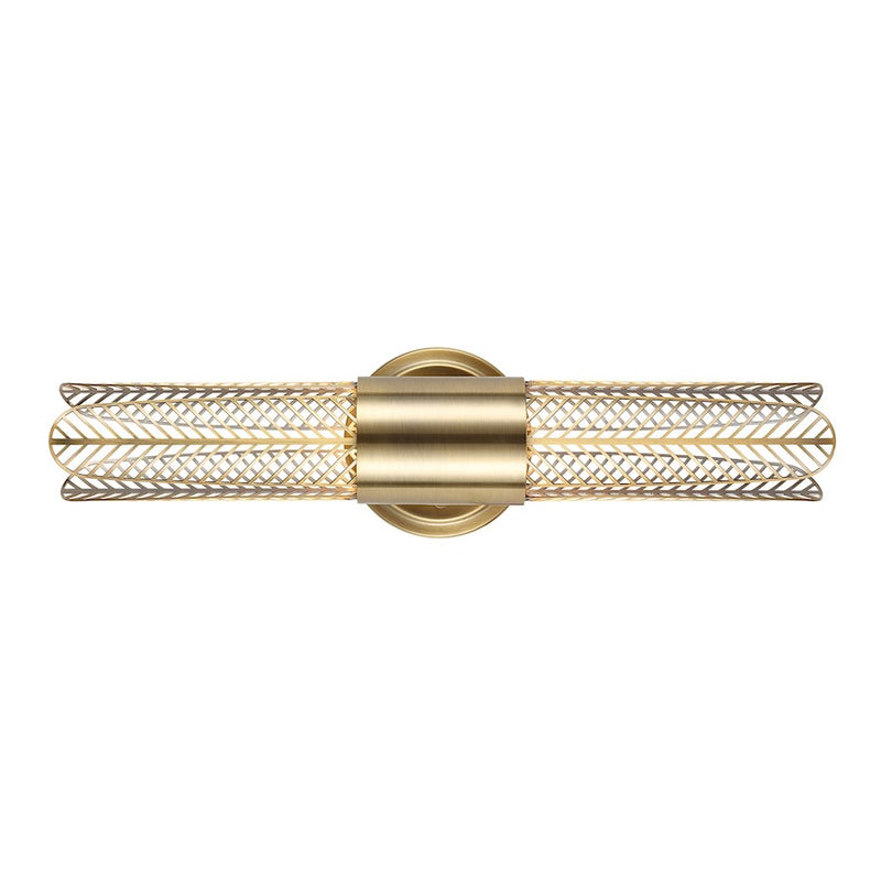 Uttermost Cret 2 Light LED Sconce, Oxidized Brass