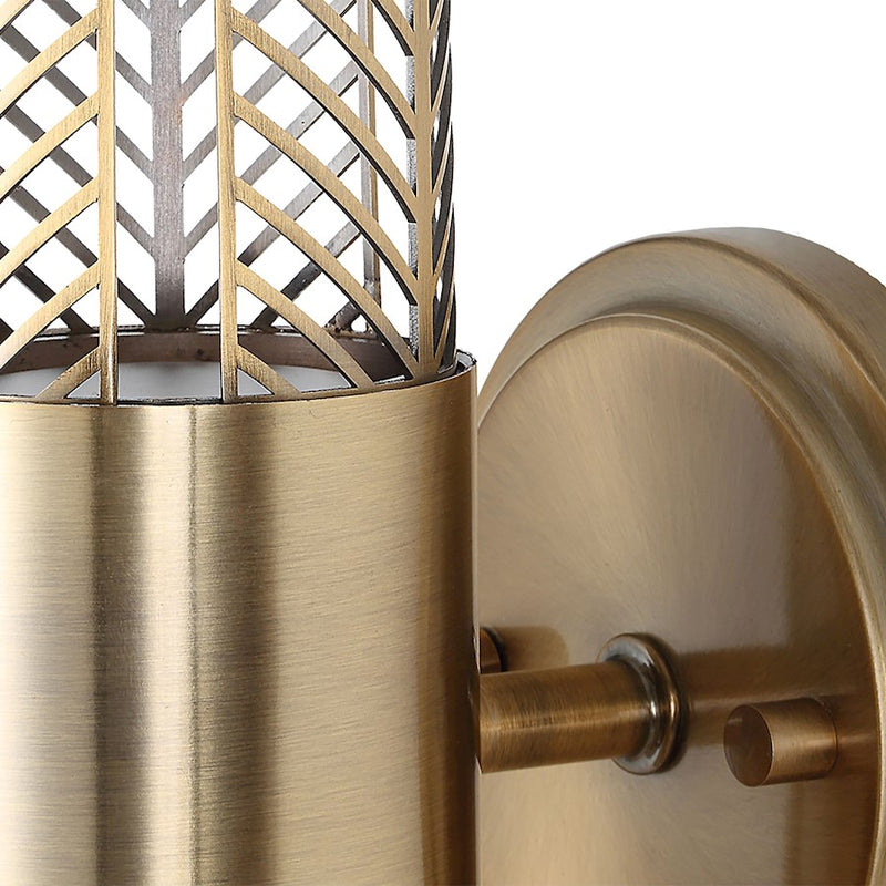 Uttermost Cret 2 Light LED Sconce, Oxidized Brass