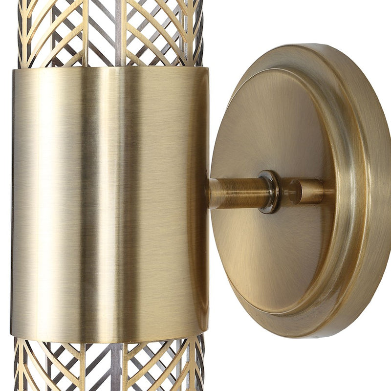 Uttermost Cret 2 Light LED Sconce, Oxidized Brass