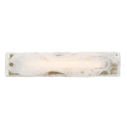 Uttermost Taffy 1 Light LED Swirl Glass Sconce, Antique Brass - 22599