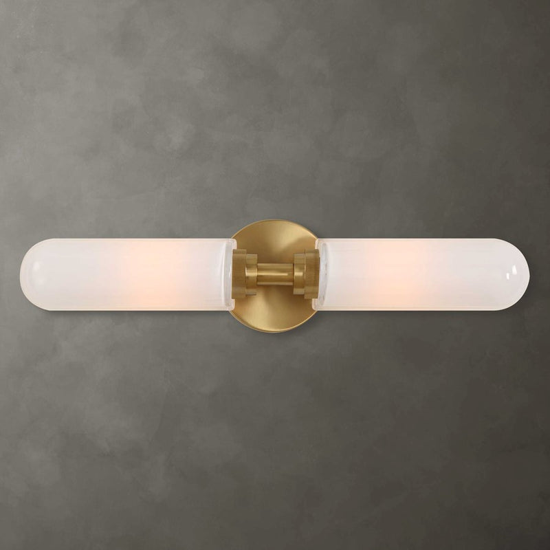 Uttermost Wellsville 2 Lt Brass Sconce