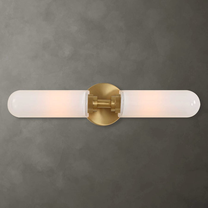 Uttermost Wellsville 2 Lt Brass Sconce