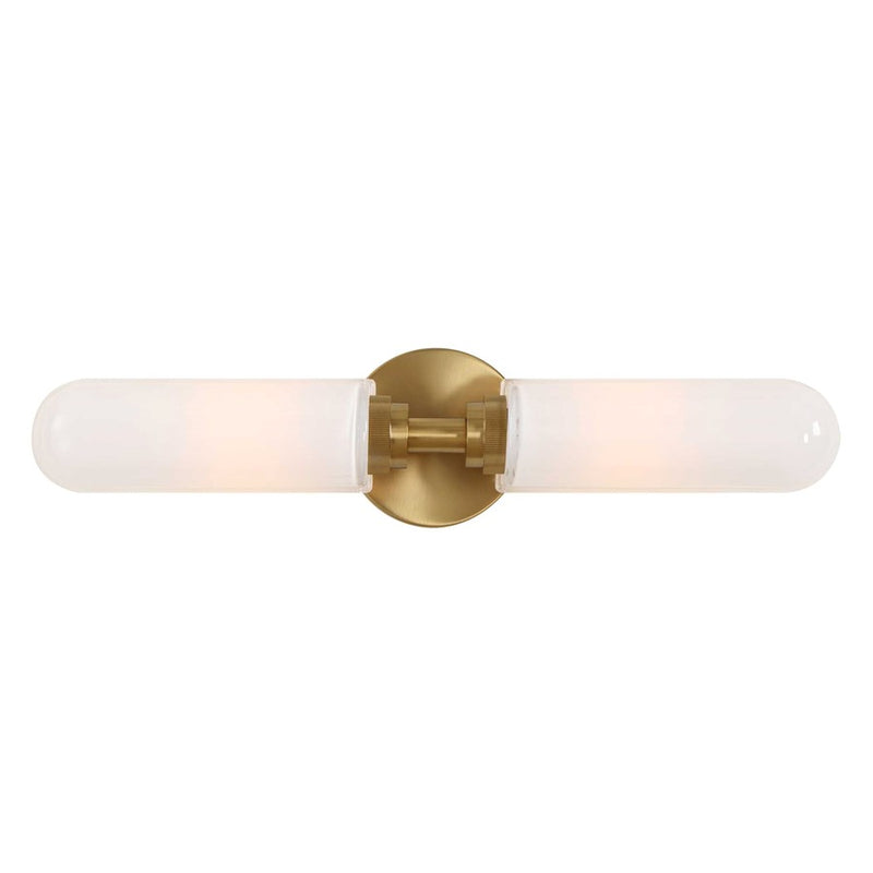 Uttermost Wellsville 2 Lt Brass Sconce
