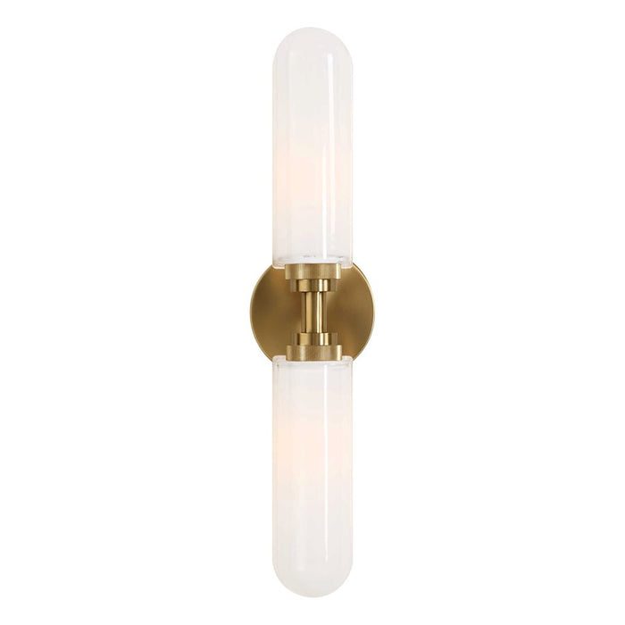 Uttermost Wellsville 2 Lt Brass Sconce