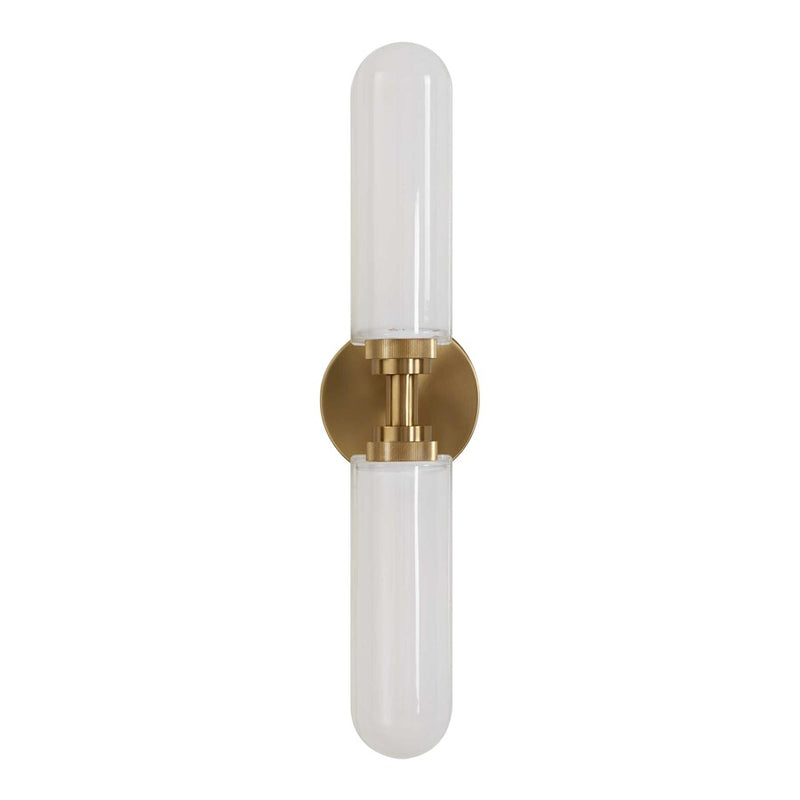 Uttermost Wellsville 2 Lt Brass Sconce