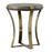 Uttermost Unite Leg Wood Side Table, Plated Brushed Brass - 22940