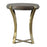 Uttermost Unite Leg Wood Side Table, Plated Brushed Brass