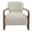 Uttermost Telluride Shearling Accent Chair, Natural Faux - 23772