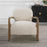 Uttermost Telluride Shearling Accent Chair, Natural Faux