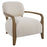 Uttermost Telluride Shearling Accent Chair, Natural Faux