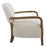 Uttermost Telluride Shearling Accent Chair, Natural Faux