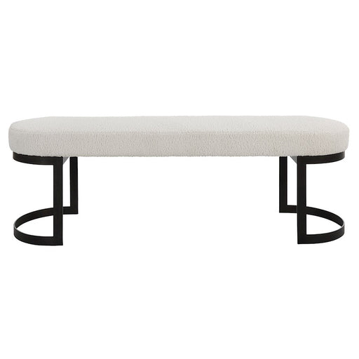 Uttermost Infinity Bench, Matte Black - 23817