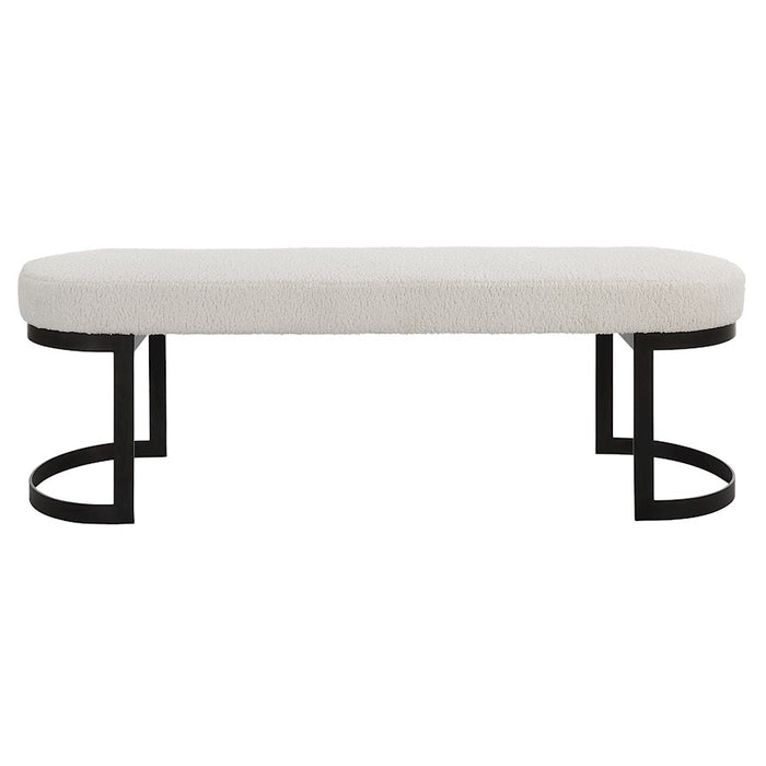 Uttermost Infinity Bench, Matte Black - 23817