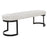 Uttermost Infinity Bench, Matte Black