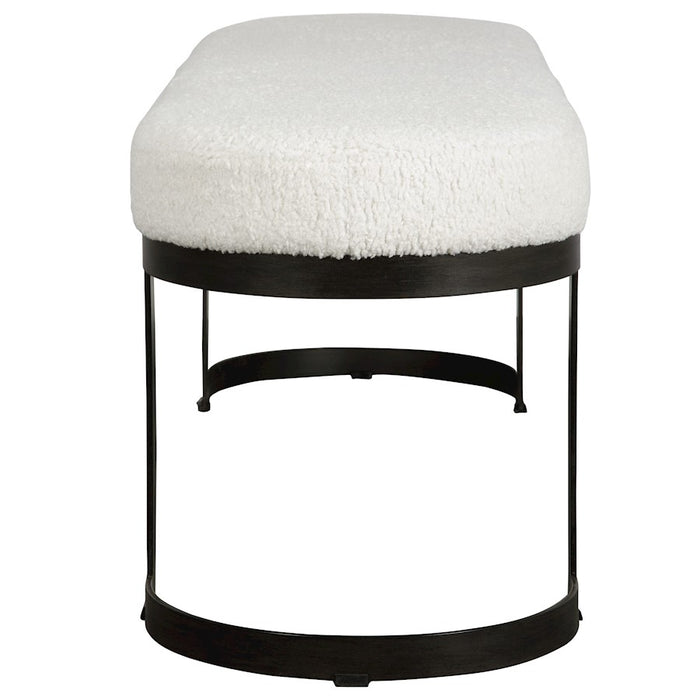 Uttermost Infinity Bench, Matte Black