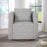 Uttermost Corben Swivel Chair, Weathered Gray/Blue/White