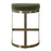 Uttermost Ivanna Moss Counter Stool, Brushed Brass