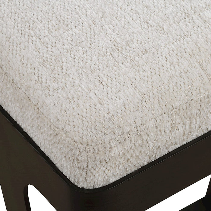 Uttermost Hover Iron Counter Stool, Aged Black