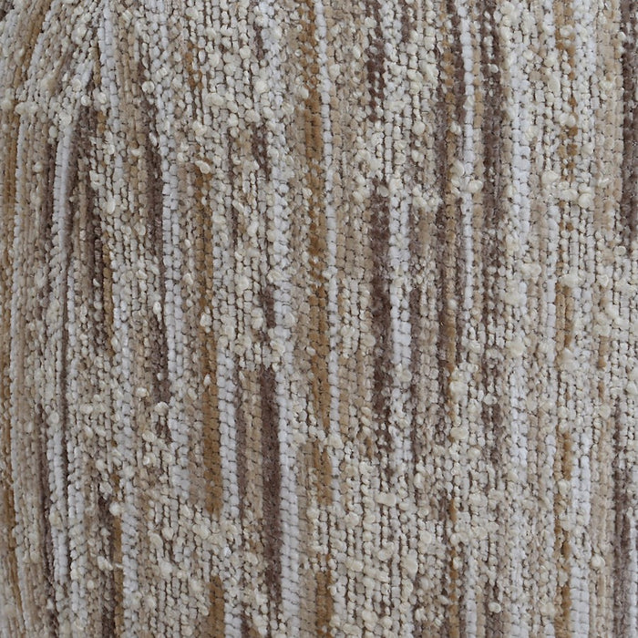 Uttermost Dialogue Ottoman, Tan/Oak